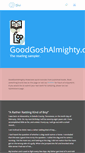 Mobile Screenshot of goodgoshalmighty.com