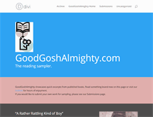 Tablet Screenshot of goodgoshalmighty.com